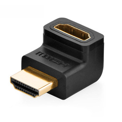 Ugreen adapter right angle connector HDMI top black (20110)