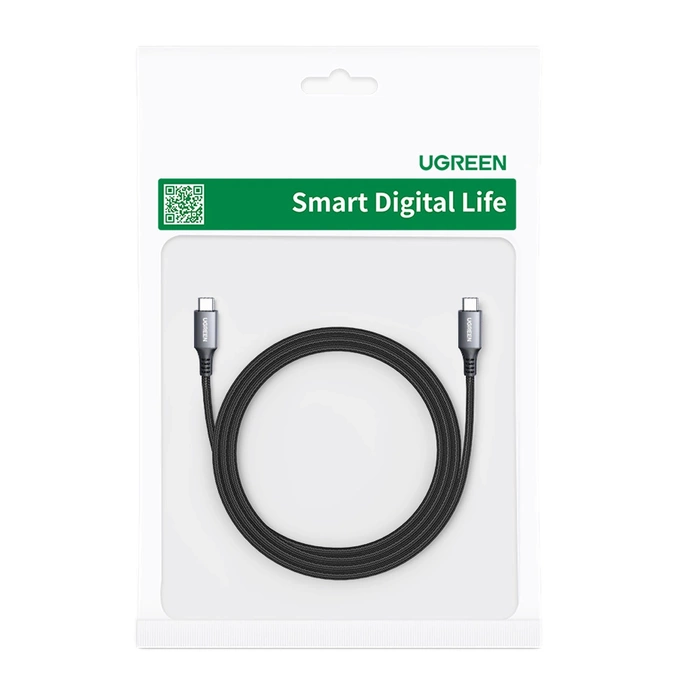 Cable Ugreen US555 100W USB-C / USB-C PD 3 m - gray