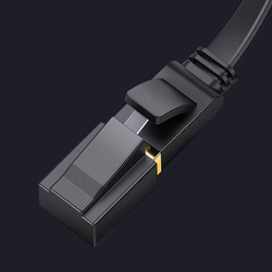 Ugreen Internet Netzwerkkabel Ethernet Patchkabel RJ45 Cat 7 STP LAN 10 Gbps 3m Schwarz (NW106 11262)