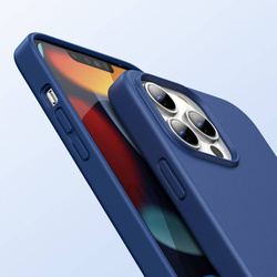 Ugreen Protective Silicone Case rubber flexible silicone case cover for iPhone 13 Pro Max blue