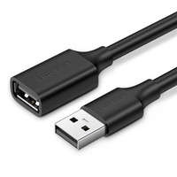 Ugreen Verlängerungskabel USB (männlich) - USB (weiblich) 2.0 480Mbps 3m schwarz (US103)