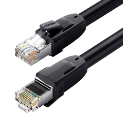 Ugreen cable internet network cable Ethernet patchcord RJ45 Cat 8 T568B 2m black (70329)