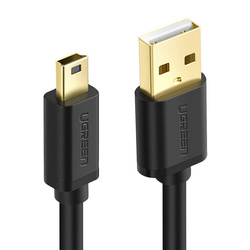 Cable USB 2.0 UGREEN 10355B, male, mini USB, 1m