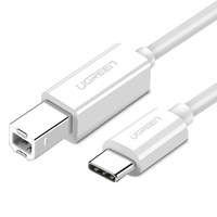 Ugreen printer cable USB-C - USB-B 480Mb/s 1m white (US241)