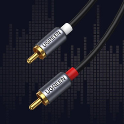 Ugreen Audiokabel USB Typ C (männlich) - 2 RCA (männlich) 1,5 m grau (20193 CM451)