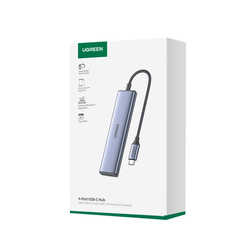 USB-C HUB - 2 x USB-A / 2 x USB-C 20 cm Ugreen CM473 - grau