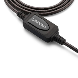 Ugreen active cable USB 2.0 Verlängerungskabel 480 Mbps 5 m schwarz (US121 10319)