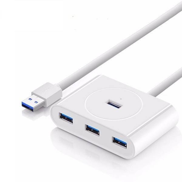 Adapter Hub UGREEN 4in1 4xUSB CR113 0.5m White