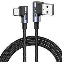 USB-C to USB-A 2.0 Angled Cable UGREEN US176, 3A, 3m (Black)