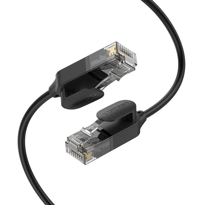 Kabel Sieciowy UGREEN NW122 Ethernet RJ45 Cat.6A UTP 1.5m Czarny