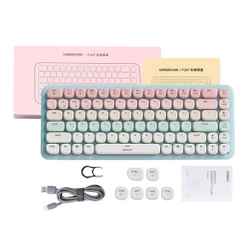 UGREEN KU101 BT Wireless Mechanical Keyboard (Pink/Blue)