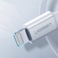 Ugreen Kabel USB Typ C - Lightning 3A Kabel 0,25 m weiß (US171)