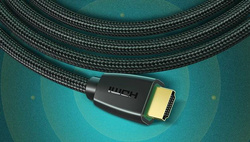 Ugreen mocny kabel przewód w nylonowym oplocie HDMI 2.0 4K 60 Hz 3D 18 Gbps HDR ARC Ethernet (HEC) 48 bit 1,5 m czarny (HD118 40409)