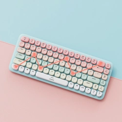 UGREEN KU101 BT Wireless Mechanical Keyboard (Pink/Blue)