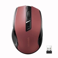 Ugreen MU006 optische kabellose USB-Maus 2,4 GHz 4000 DPI – rot