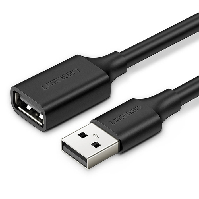 Ugreen Verlängerungskabel USB (männlich) - USB (weiblich) 2.0 480Mbps 1,5m schwarz (US103)