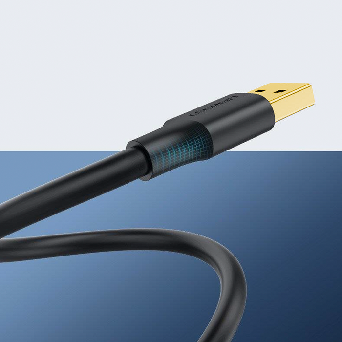 Ugreen kabel przewód USB - USB (męski - USB 3.2 Gen 1) 1 m czarny (US128 10370)