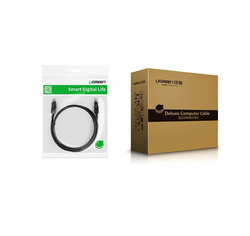 Ugreen cable internet network cable Ethernet patchcord RJ45 Cat 6 UTP 1000Mbps 1m black (20159)