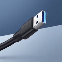 Ugreen USB-A (männlich) - USB-A (weiblich) Adapter Verlängerungskabel USB 3.0 5Gb/s 0,5m schwarz (US129)