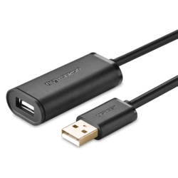 Ugreen kabel aktiv USB-A (Stecker) - USB-A (Buchse) USB 2.0 480Mbps Verlängerungskabel 25m schwarz (US121)