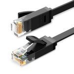 UGREEN Ethernet-Kabel RJ45 Kat.6 UTP Flach 2m Schwarz