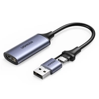 Karta przechwytywania obrazu / Grabber HDMI Ugreen CM489, 4K 60Hz, USB + USB-C