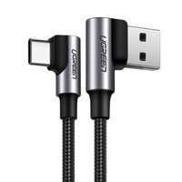 Ugreen USB-Kabel - USB Type C Quick Charge 3.0 QC3.0 3 A 0,5 m grau (US176 20855)