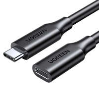 Ugreen kabel przedłużacz przejściówka USB C (męski) - USB C (żeński) 100W 10Gb/s 1m ciemnoszary