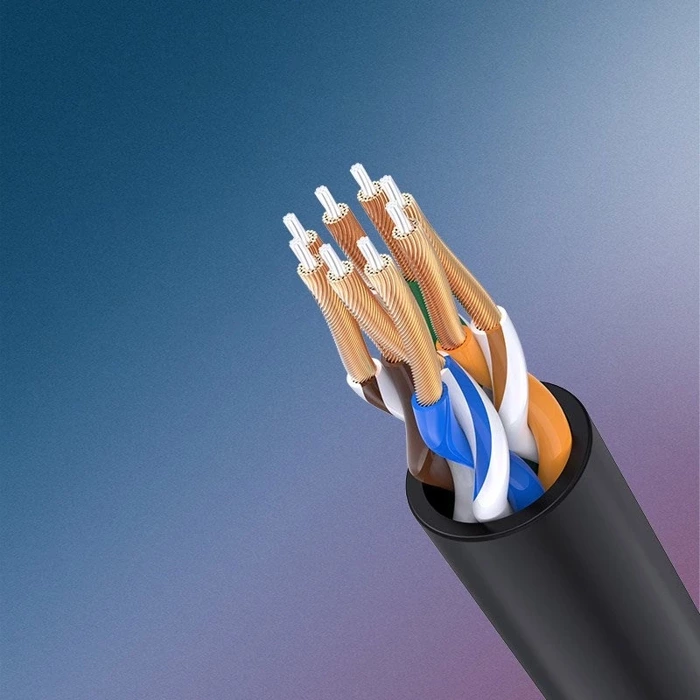 [PO ZWROCIE] Ugreen kabel przewód internetowy sieciowy Ethernet patchcord RJ45 Cat 6A UTP 1000Mbps 5 m czarny (70654)