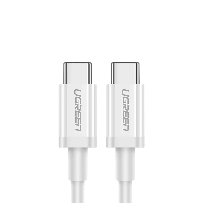 Kabel USB-C do USB-C UGREEN US264, 60W, 1.5m (biały)