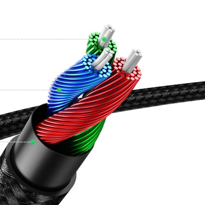 Ugreen kabel audio AUX wtyczka prosta minijack 3,5 mm 3m niebieski (AV112)
