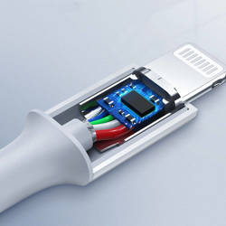 Ugreen kabel przewód MFi USB Typ C - Lightning 3A 2m biały (US171)