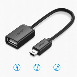 Adapter OTG mini USB UGREEN US249 (czarny)