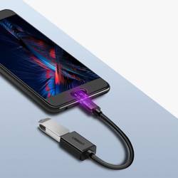 Ugreen adapter przejściówka kabel OTG z USB 3.0 na USB Typ C czarny (30701)