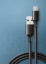 Ugreen kabel przewód USB - USB Typ C 480 Mbps 3 A 1,5 m czarny (US287 60117)